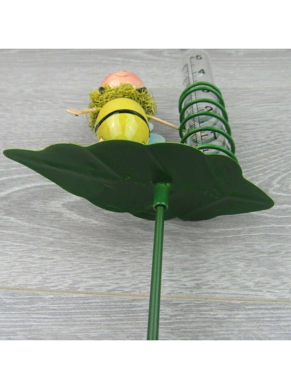 Yard Decor Garden Outdoor Bumblebee Rain Gauge - Picture 12 of 12